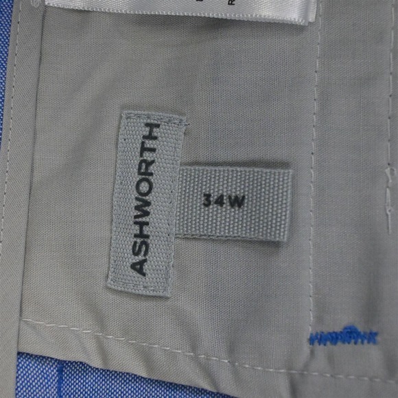 Ashworth 34 x 32 Blue Oxfordized Golf Pants - Picture 2 of 3